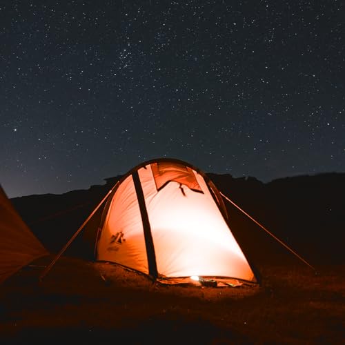 Image of Night Cat Ultralight Tunnel Tent: Waterproof Lightweight Two People Backpacking Tent for Outdoor Camping Hiking Treeking with Double Layers Aluminum Poles and Footprint