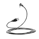 LARRITS 5M Mini usb Ladekabel : USB 2.0 A Stecker auf Mini B 5-pol. USB-Kabel mit 90-Grad-Stecker links, Das Paket beinhaltet: 1 x USB-Kabel, 5 * Kabelklemmen. HINWEIS: Dieses Kabel kann nur aufgeladen werden, es kann KEINE Daten synchronisieren.