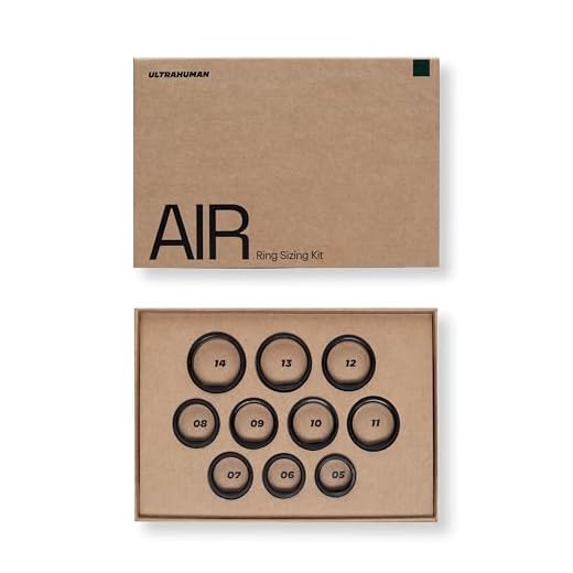 ULTRAHUMAN Ring-Air-Größen-Set mit Farbmuster – Größe zuerst vor dem Kauf – wählen Sie aus 10 Größen – Größen 5 bis 14 aus 5 Farboptionen – Finden Sie die perfekte Ringgröße – Smart Ring Sizer