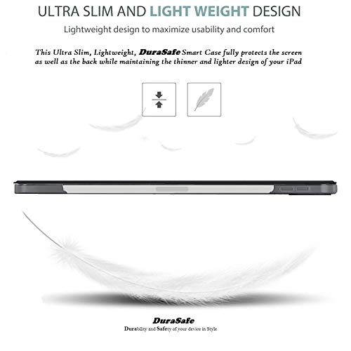 Image of DuraSafe Cases for iPad 8.3 Inch Mini 6th [ Mini 2021 6 Gen ] A2567 A2568 A2569 MK7M3HN /A MLWL3HN /A MK7R3HN /A MK7P3HN /A MLWR3HN /A MK7X3HN /A MK7V3HN /A MK893HN /A MLX43HN /A Smart PC Cover - Black