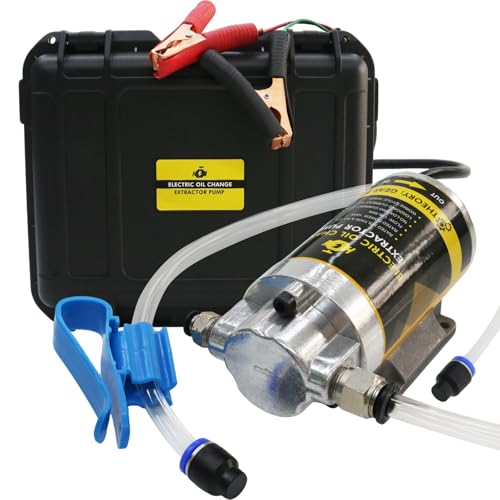 Image of FACFUEL Engine Oil Pump, 12V 100W Electric Oil Extractor Pump Kit, Portable Gear Oil Pump with Pipes, Fluid Suction Transfer Pump for Boats, Cars, RVs, Trucks, Motorcycles, Lawnmowers