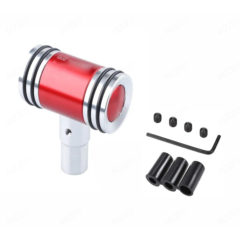 MIZZEO Aircraft Style Metal Car Gear Shift Knob, Manual and