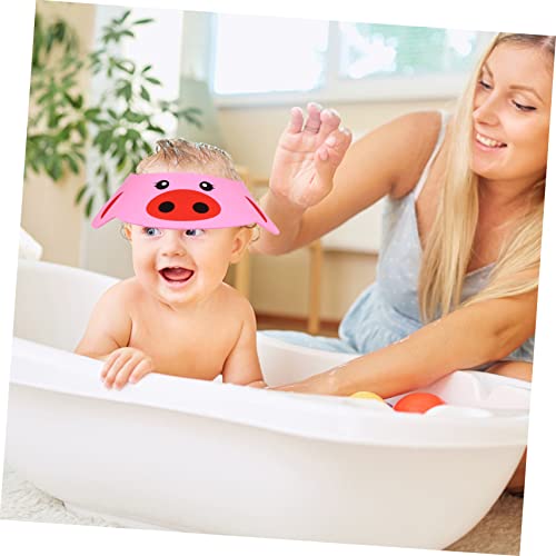 Beatifufu 3 Pecas Boné De Shampoo De Bebê Viseira De Banho De Bebê Banho Do Bebê Chapéu De Banho Cri