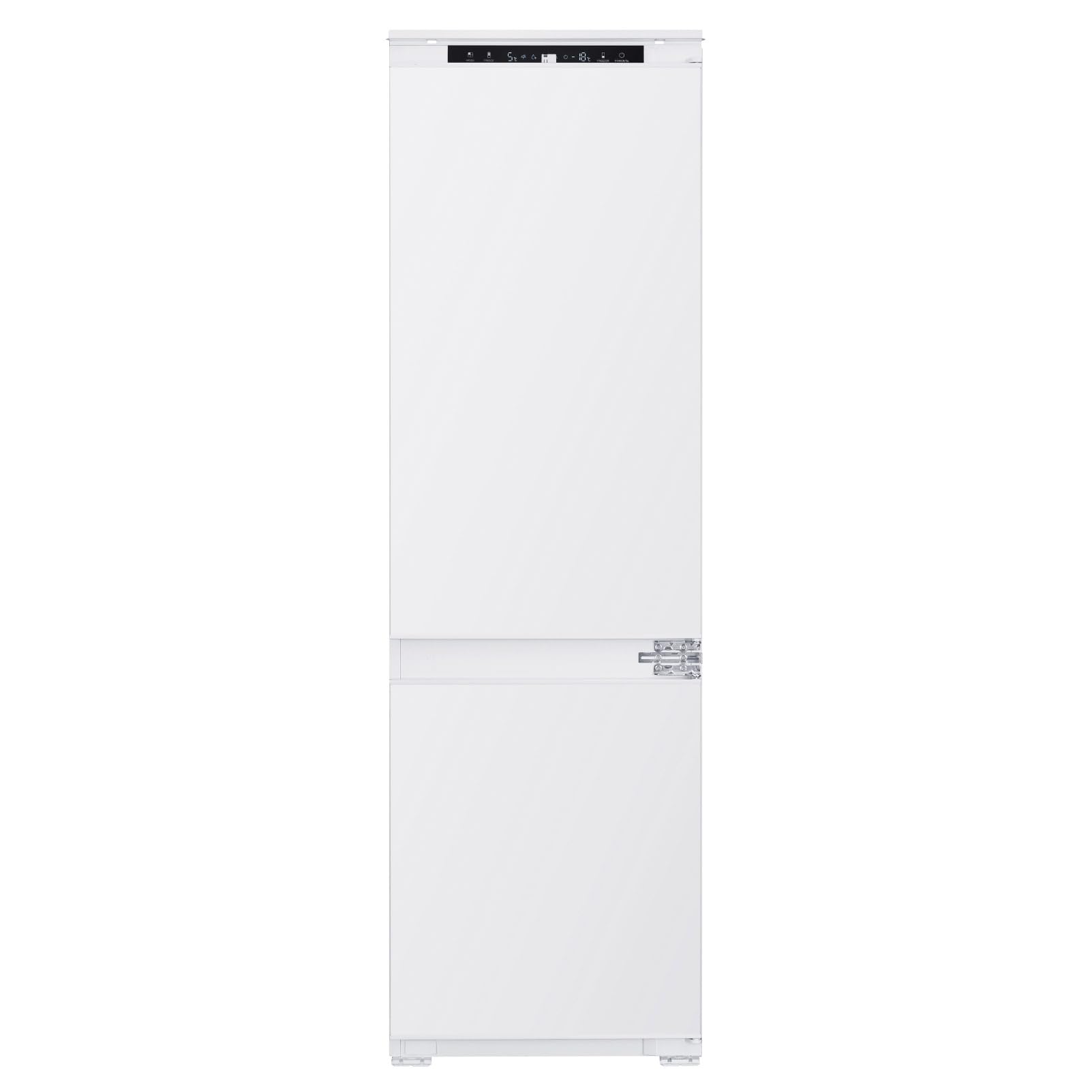 Corberó - Frigorífico Combi | CCH1756NFINT | 253 Litros | 179 cm | No Frost | Display Interior, Fresh Box | Cajón Crisper | Botellero de Madera | Modo Vacaciones | Blanco