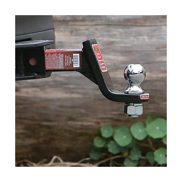 BUDDYSER Trailer Hitch Ball Mount & Pin, Fit 2inch Hitch Receiver, 4