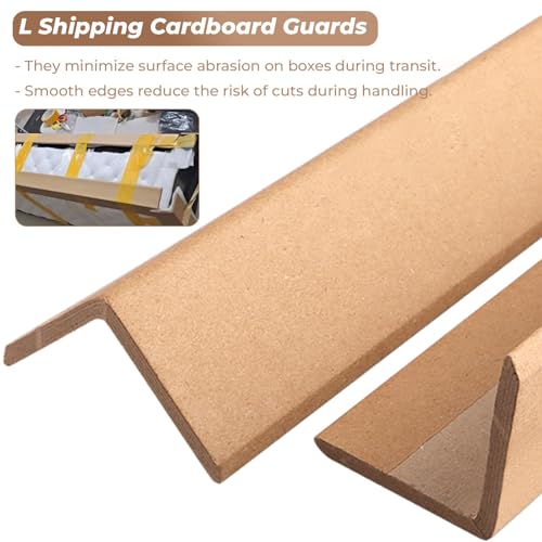 Protecteurs de bord en carton, protections d'angle durables pour une meilleure sécurité de l'emballage, idéal pour l'expédition et la protection des boîtes de déménagement