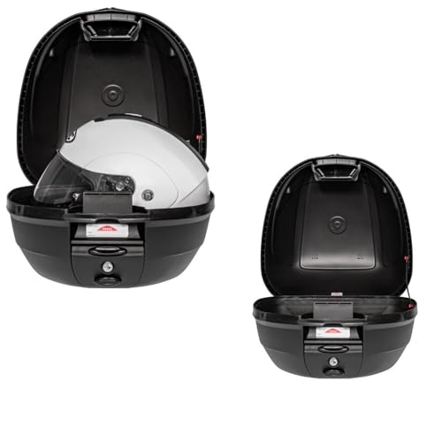 Baúl E300NT2B para scooter y moto con dimensiones de 41 x 40 x 30 cm 4