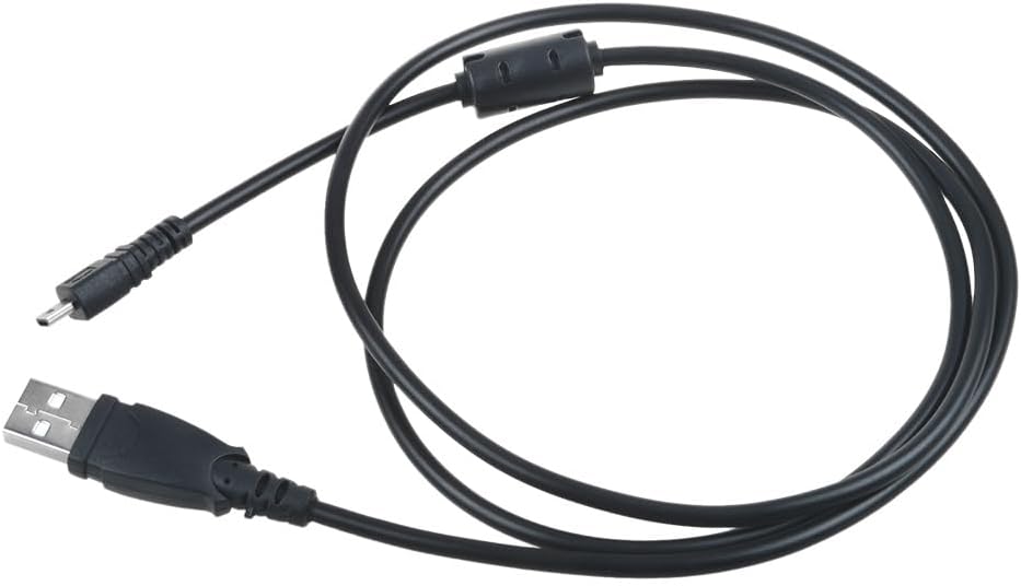 USB DC Battery Charger +Data SYNC Cable Cord Lead Compatible with Coolpix S9050 Camera image 2