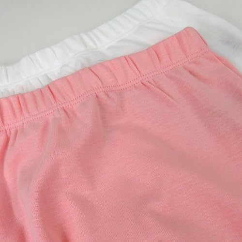 Image of HonestBaby Baby 3-Pack Footed Pants Roomy Fit Pull on Bottoms 100% Organic Cotton for Infant Baby Boys, Girls, Unisex