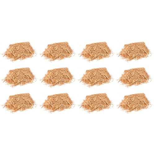 Acan Tradineur - Pack de 12 Bolsas de Paja para belén - Accesorio para decoración en el Nacimiento - Ideal para los últimos Detalles