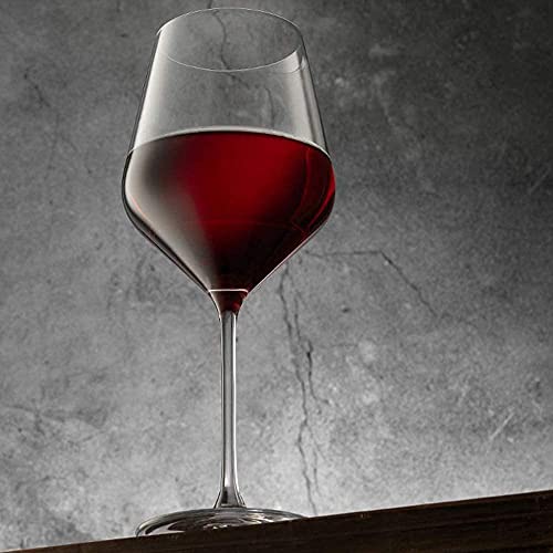Image of Ash & Roh Wine Glass -Pack of 2 Ideal for White or Red Wine Party Glass, Whisky Glass, Clear Glass (Cut Wine)