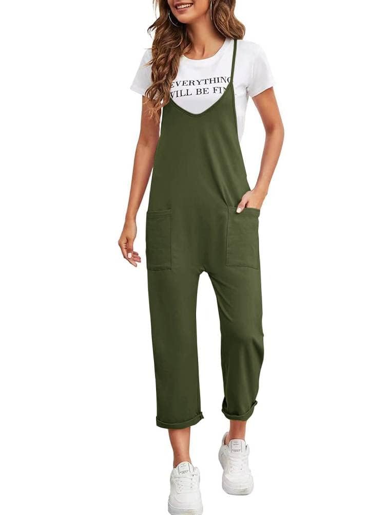 Damskie ogrodniczki retro letnie spodnie kombinezony kombinezon spodnie na szelkach lniane na co dzień luźny kombinezon szerokie nogawki długie spodnie
