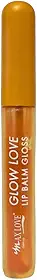 Max Love Gloss Labial de Mel 5ml Hidratação Intensa com Brilho Natural e Efeito Glow
