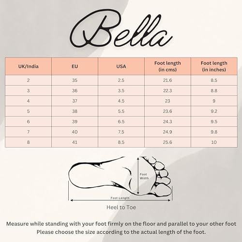 Image of BELLA Women Fashion Flat Slip On Black Sandal | Durable | Stylish | Comfortable | Slip Resistant | Lightweight and Breathable