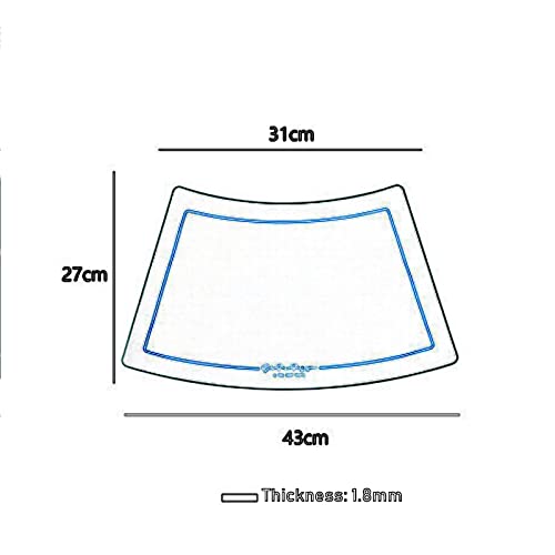 Sets de table faciles à nettoyer lavables protège table 43x27 cm