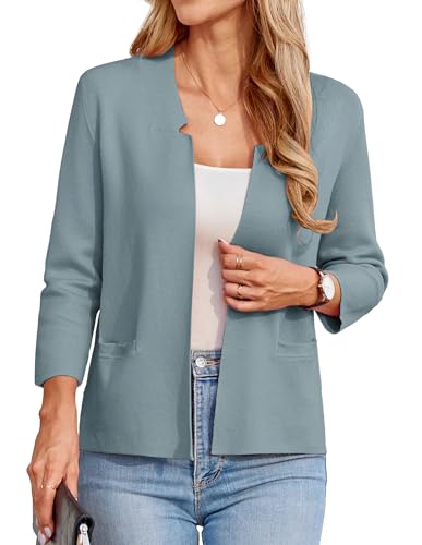 Image of GRACE KARIN 3 /4 Sleeve Sweater Blazer Jackets for Women Business Casual