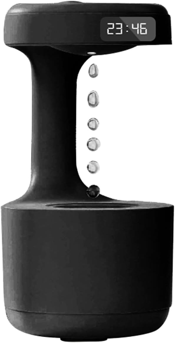 USB Air Humidifier LED Display 800ml Desktop Anti-gravity Humidifiers 4H Power-off Protection for Bedroom Living Room