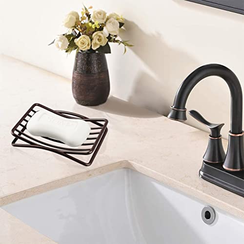 Guukar Soap Dish For Shower Bathroom Bar Soap Holder, Stainless Steel Self-Draining Sponge Holder For Kitchen Sink Bathtub, Easy Cleaning Quick Dry, Bronze #TOP5