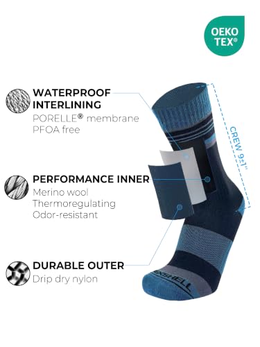 Image of DexShell Waterproof Merino Wool Socks, Breathable Membrane