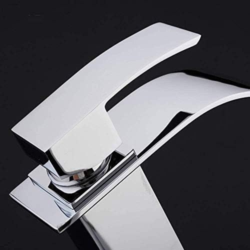 Robinet d'évier de salle de bain mélangeur eau chaude froide - 4
