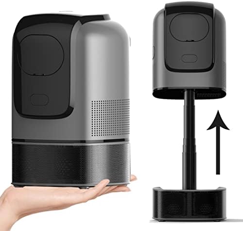 Projector Self-Lifting, Independent 5W * 2 Dual Audio, Projector 3D All-in-one, Perfect for Outdoor Projection, Support 4K Projector decoding, HD 5000L (Space Gray)