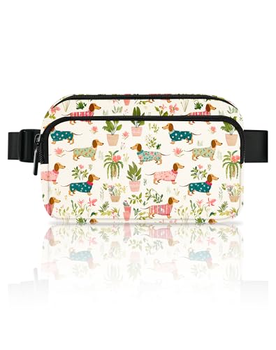 Image of Dachshund Fanny Pack for Women Belt Bag Fashion Everywhere Waist Pouch Lightweight Crossbody Bags with Adjustable Strap