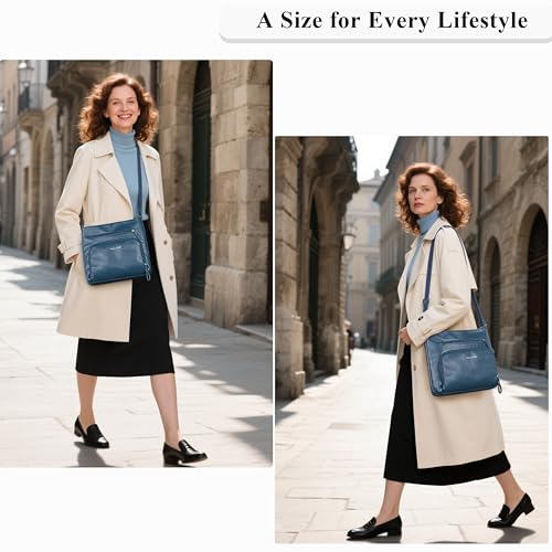 Crossbody Purses for Women Soft Vegan Leather Cross Body Handbag Lightweight Medium Shoulder Purse Travel Casual Bag2