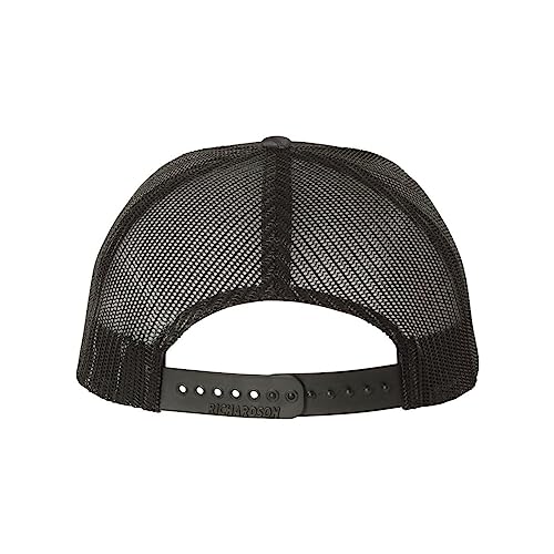Image of Richardson 112P Patterned Snapback Trucker Hat - Custom Leather Patch Hat | No Minimals | Volume Tiered Pricing