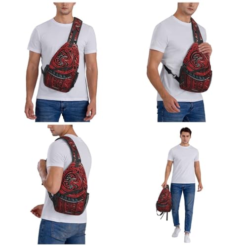 Bolso Pequeño Cruzado para Senderismo color Negro miniatura 7
