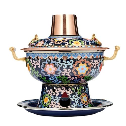 Olla pequeña de cobre tradicional para una persona 20cm