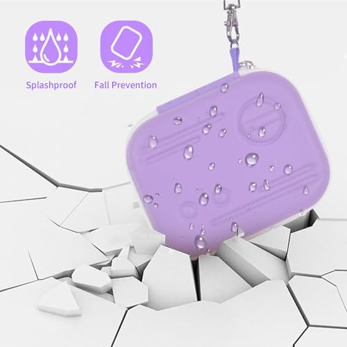 Image of Carrying Case for Yoto Mini Player with 24+ Card Holder-Purple | Hard Shell,Removable Divider, Keep Essentials Protected and Organized for Travel, Car Rides and Daily Use, Case Only