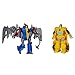 Transformers Bumblebee Cyberverse Adventures Dinobots Unite Toys Dino Combiners Bumbleswoop 2-Pack Action Figures, Ages 6 and Up, 4.5-inch