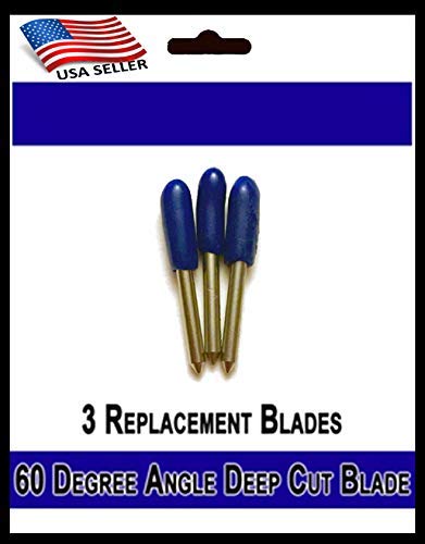 Bridge Cutters 3 Pack American Made Explore Maker Expression Deep Cut Point Blade for Craft and Sign Making Machines Expression Explore Air One Maker 1 2 3