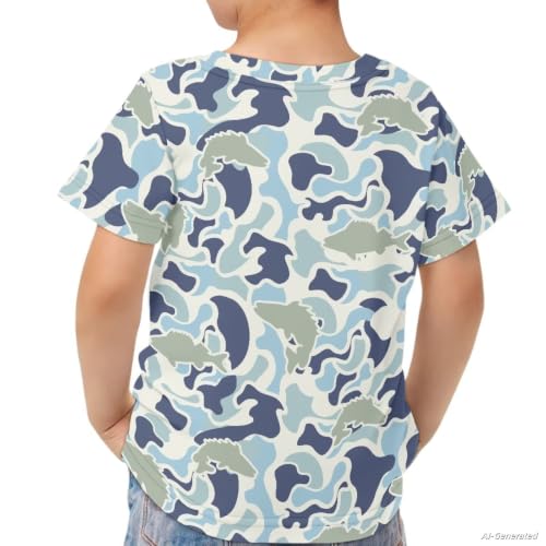 Image of Renewold Kids Novelty T-Shirt for Girls Boys Short Sleeve Crewneck Summer Tee Soft Breathable Graphic Shirt for Age 2-16