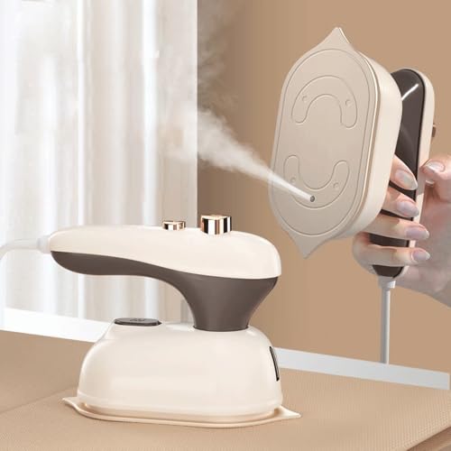 Upgraded Steam Irons For Clothes, Travel Handheld Steamer 2-in-1 Portable Clothing Garment Steamer...