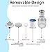 ZCLGOOD 2PCS 360-Degree Rotating Faucet Filter, Removes Heavy Metals Sink Filter Hard Water Purifier, Faucet Purifier for Kitchen and Bathroom/Home Use