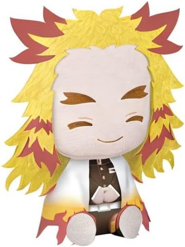Miniatura 2 de Banpresto Demon Slayer Kimetsu no Yaiba - Peluche grande  KYOJURO RENGOKU - INOSUKE HASHIBIRA (cara real)  (A KYOJURO RENGOKU), varios colores