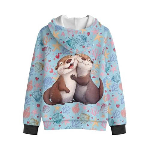 Zip Up Hoodies for Kids Boys Soft Lined Hooded Sweatshirt Fall Winter Long Sleeve Casual Jacket for School S-XL3