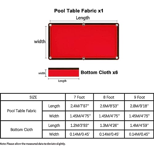 Coussin en feutre de table de billard haute performance avec bandes ajustables