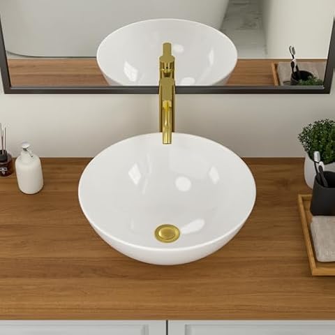 Logmey Round Vessel Sink Cover