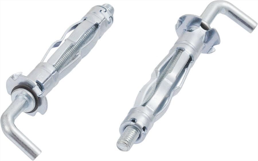 DAIRYCOF 15 Tasselli Per Cavità In Metallo Zincato, M6 X 65 Mm