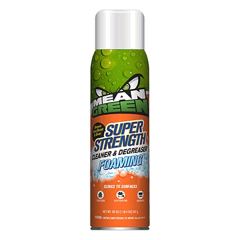 Mean Green Super Strength Foaming Aerosol 20 Ounce Can,clear,354204