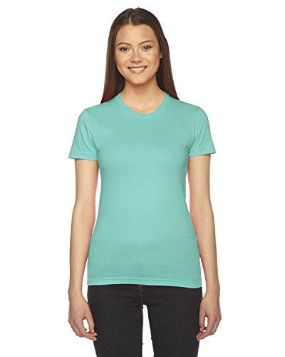 American Apparel Ladies' Fine Jersey Short-Sleeve T-Shirt M MINT