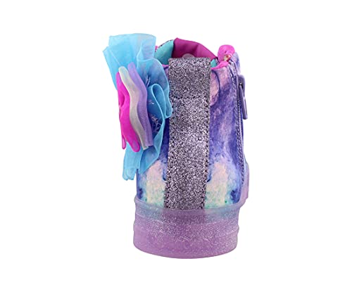 Skechers Bow Brights Girls Shoes Size 2, Color: Turquoise/Multi-Colored4