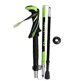 baston verde centro mayo Fácil de instalar: con soporte de tuerca extraíble, fácil de instalar y usar, adecuado para campos de nieve y terrenos fangosos.