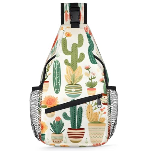 Bolso cruzado unisex tipo sling para senderismo y viaje