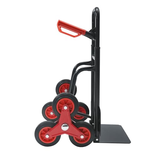 Carretilla plegable para escaleras 330 lb, 6 ruedas miniatura 1
