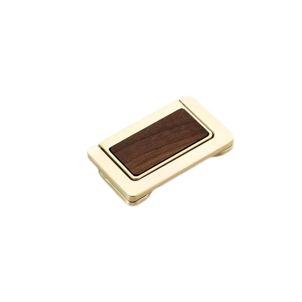 Boutons carrés en noyer massif de 64 mm pour vos commodes et cuisines (Lot de 10)