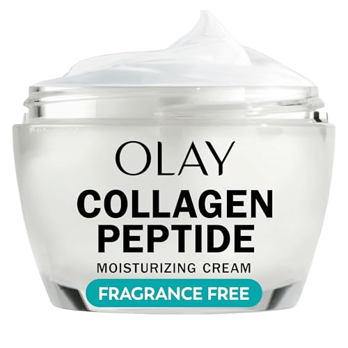 Olay Collagen Peptide Face Moisturizer, Firming Cream for Women, Fragrance-Free, Non-Greasy – Hydrating, Anti-Aging, Anti-Wrinkle, Smooth Fine Lines, Plumping Skin Care – Niacinamide, 1.7 Oz
