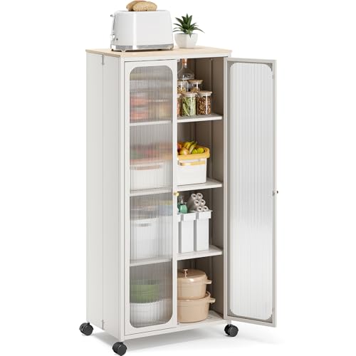 Urackify Metal Storage Cabinets with Lock Door and Adjustable Shelves,Steel